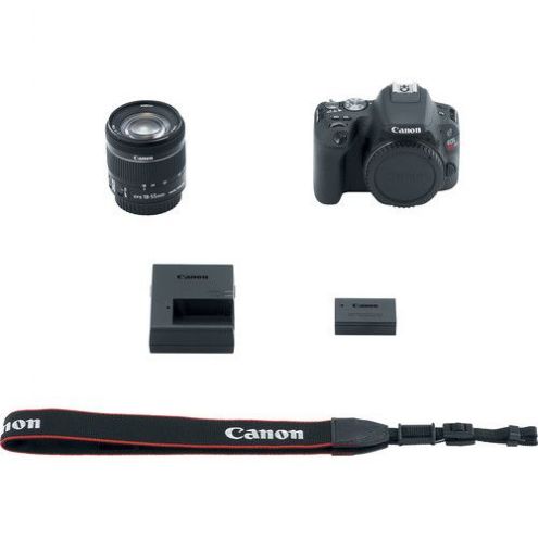 Canon EOS Rebel SL3/250D DSLR Camera with 18-55mm Lens (Black)