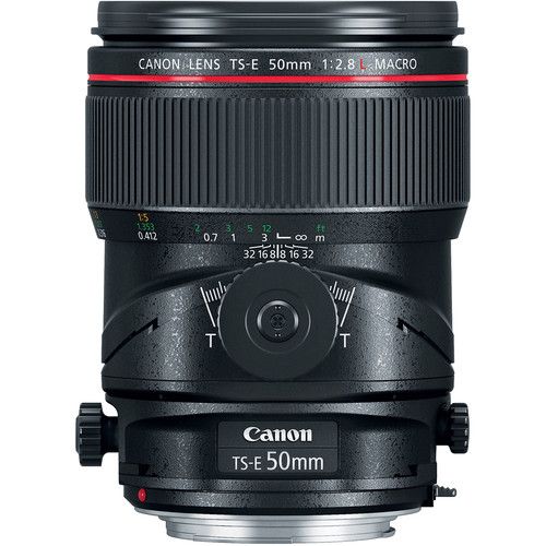 Canon TS-E 50mm f/2.8L Macro Tilt-Shift Lens Retail Kit
