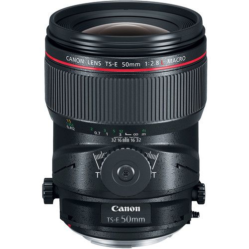 Canon TS-E 50mm f/2.8L Macro Tilt-Shift Lens Retail Kit