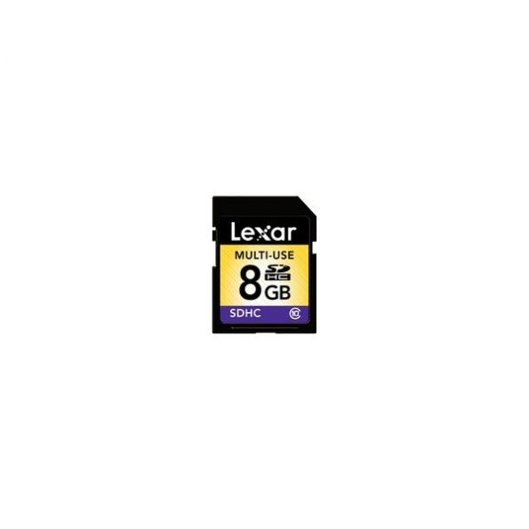 Lexar 8GB Multi-Use SDHC Memory Card (Class 10)
