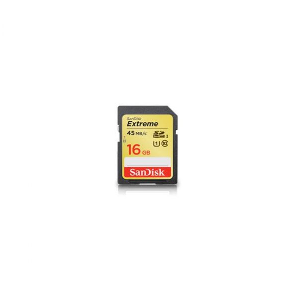 SanDisk 16GB Extreme UHS-I SDHC Memory Card (Class 10)
