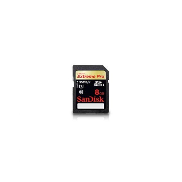 SanDisk 8GB Extreme Pro UHS-I SDHC U1 Memory Card (Class 10)
