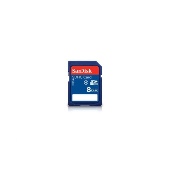 SanDisk 8GB SDHC Memory Card Class 4