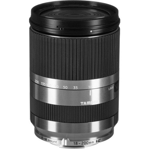 Tamron 18-200mm f/3.5-6.3 Di III VC Lens for Canon EF-M Mount (Silver)