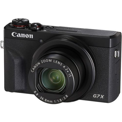 Canon PowerShot G7 X Mark III Digital Camera (Black) Retail Kit